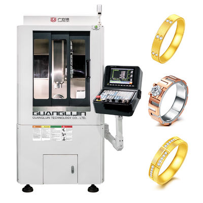 G5-380 宝石 彫り 磨き 五軸 機械